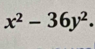 x^2-36y^2.