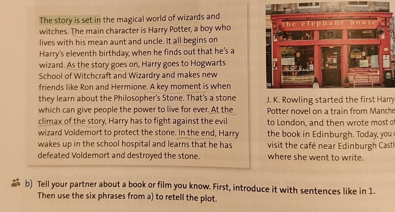 Gelöst:The story is set in the magical world of wizards and witches ...
