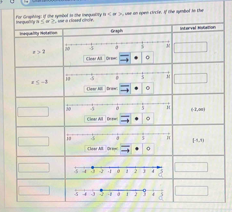 For Graphing: if the symb the