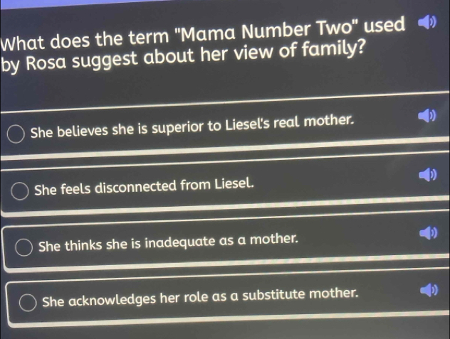 Solved: What does the term 'Mama Number Two