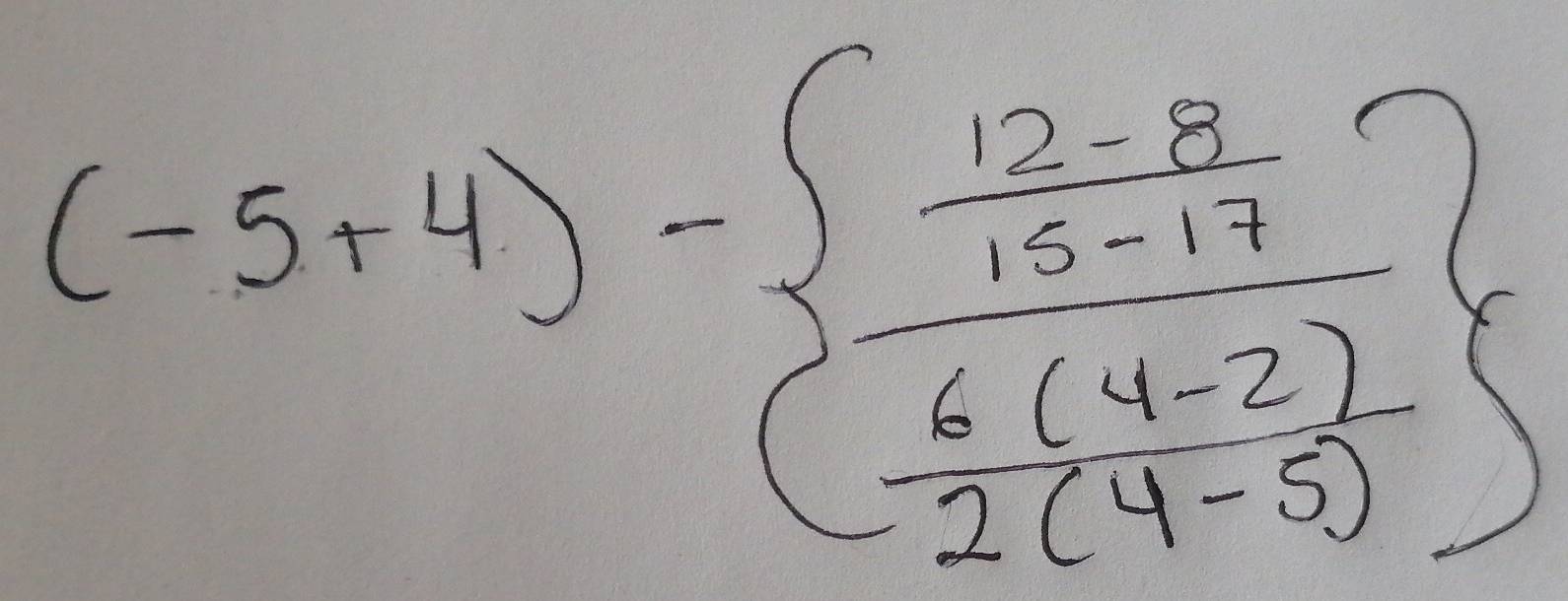 (-5+4)- frac frac 12-812-k14-k- (6(14-2))/2(4-k) 