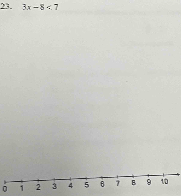 3x-8<7</tex> 
0