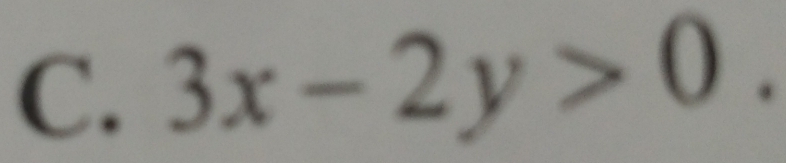 3x-2y>0.