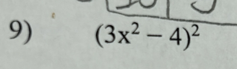 (3x^2-4)^2