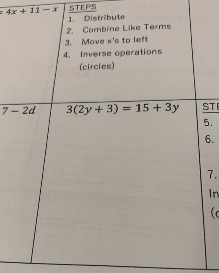 =4x+11-x STEPS
TE
.
6.
7.
In
(c