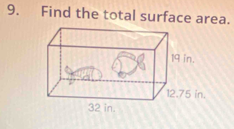 Find the total surface area.