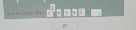 (30y40)-2^2* 3.8* 5-□
OK