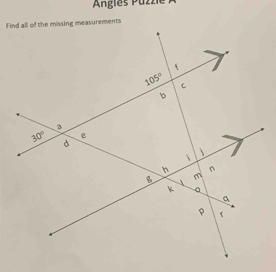 Angles Puzzie A