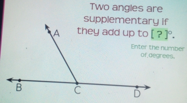 Two angles are