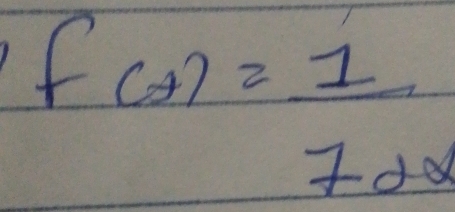 f(t)= 1/7dx 