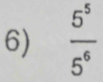  5^5/5^6 