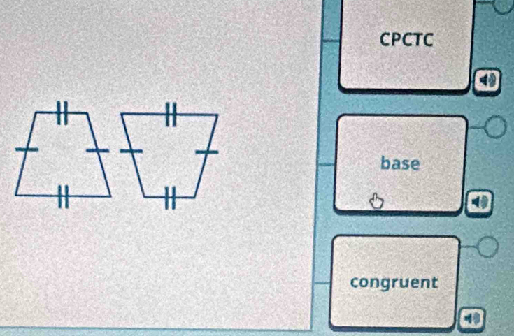 CPCTC
base
congruent