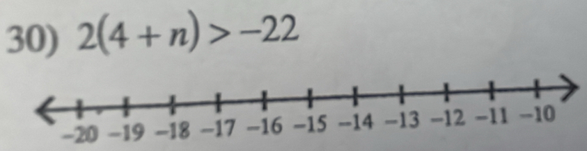 2(4+n)>-22