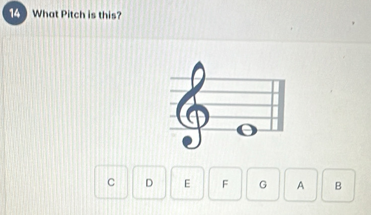 What Pitch is this?
C D E F G A B