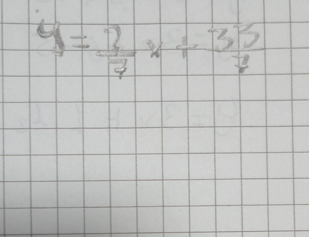 y= 2/3 x+ 35/3 