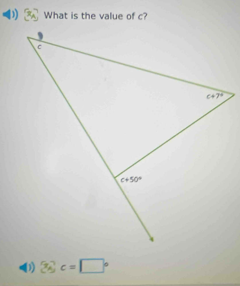 What is the value of c?
() □°C=□°