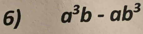 a^3b-ab^3