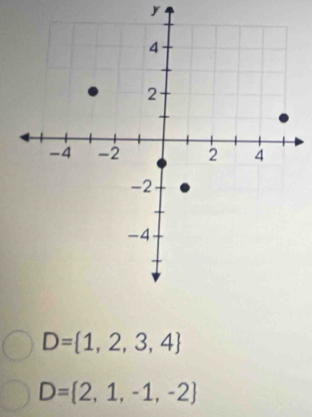 D= 1,2,3,4
D= 2,1,-1,-2