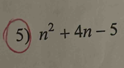 n^2+4n-5