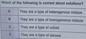 Which of the following is correct about solutions?