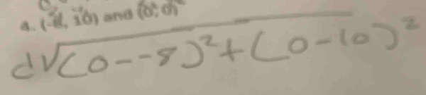 (-8,10) and (0,d),dend(pmatrix)°