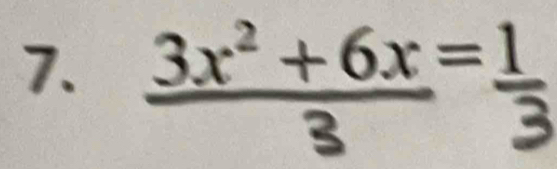 3x²+6x=5