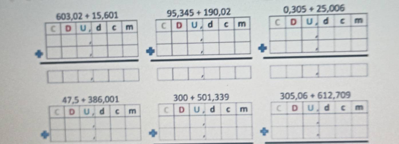 0,305+25,006
300+501,339
305,06+612,709