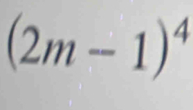 (2m-1)^4