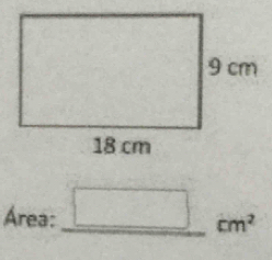 Area:_ _  cm^2