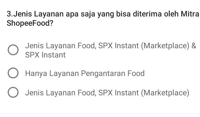 Telah dijawab:Jenis Layanan apa saja yang bisa diterima oleh Mitra ...