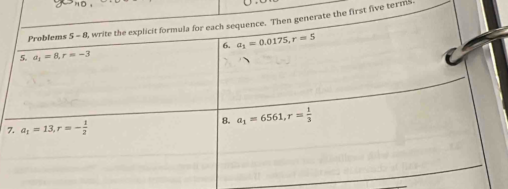 five terms
7