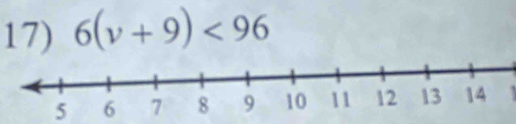 6(v+9)<96</tex> 
5