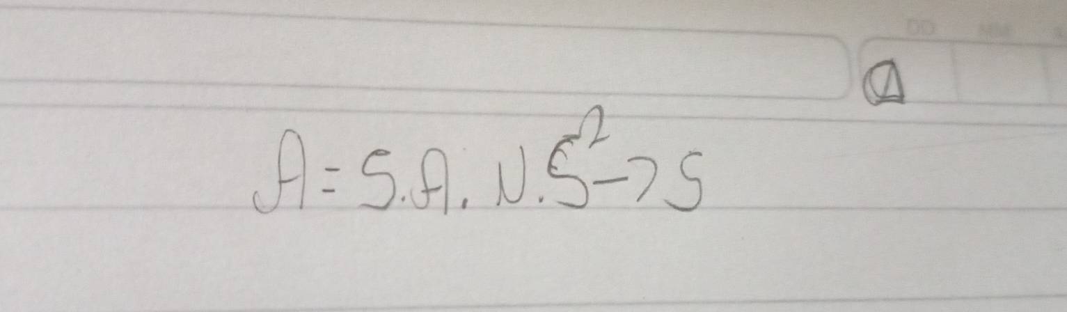 A=5.A.N.5^2to 5