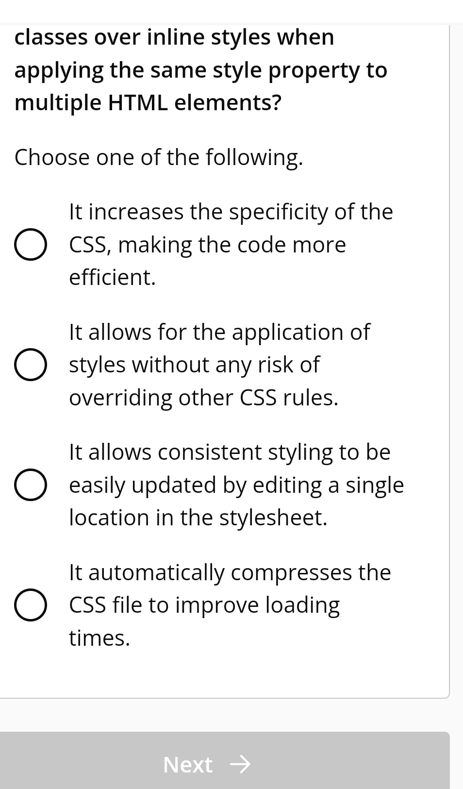 Solved: classes over inline styles when applying the same style ...