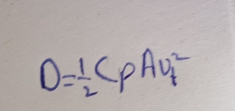 O= 1/2 C_PAv^2_