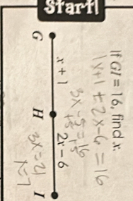 If GI=16 , find x.
I