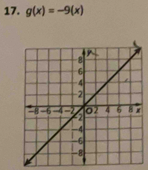 g(x)=-9(x)