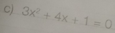 3x^2+4x+1=0