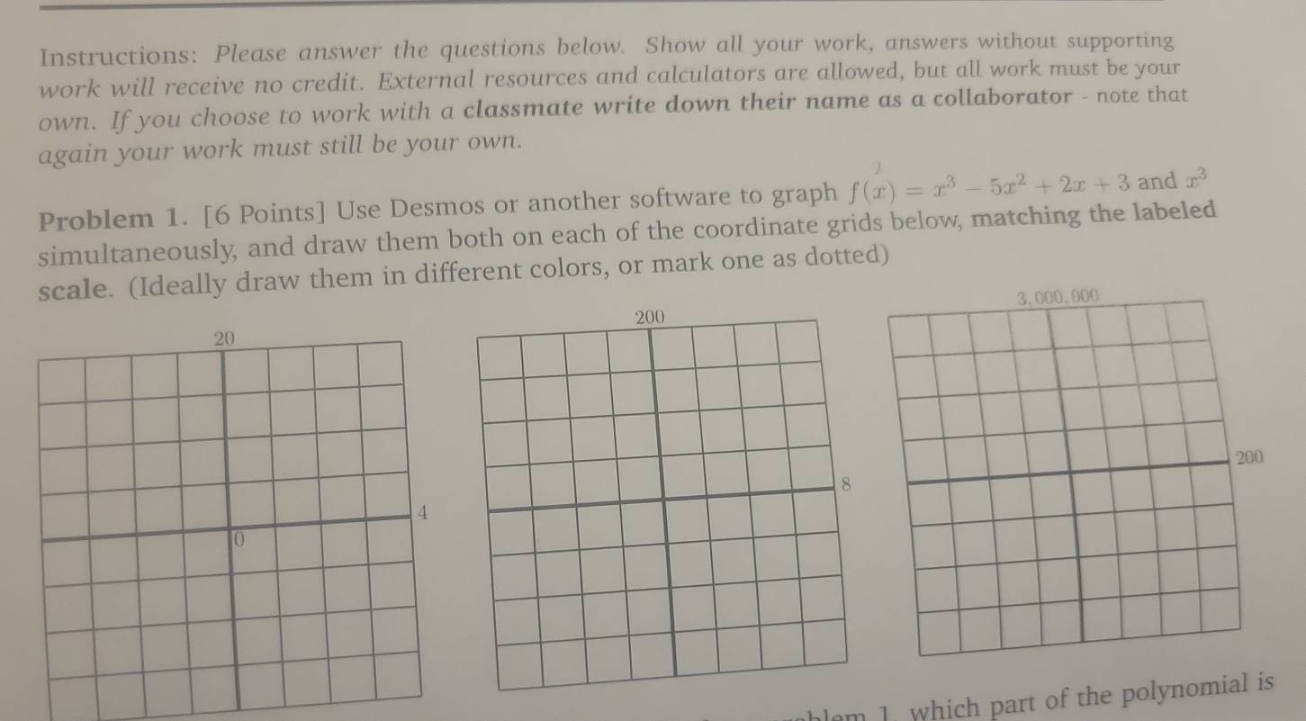 Solved: Instructions: Please answer the questions below. Show all your ...