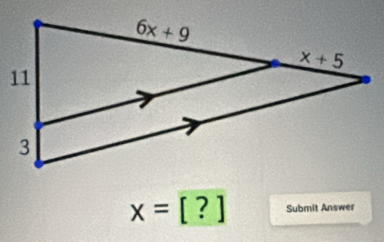 x=[?] Submit Answer