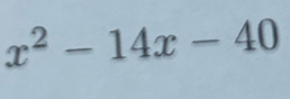 x^2-14x-40