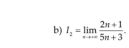 I_2=limlimits _xto ∈fty  (2π +1)/5π +3 .