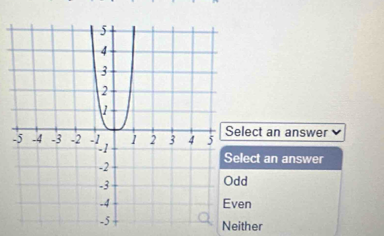 lect an answer
lect an answer
Odd
Even
Neither