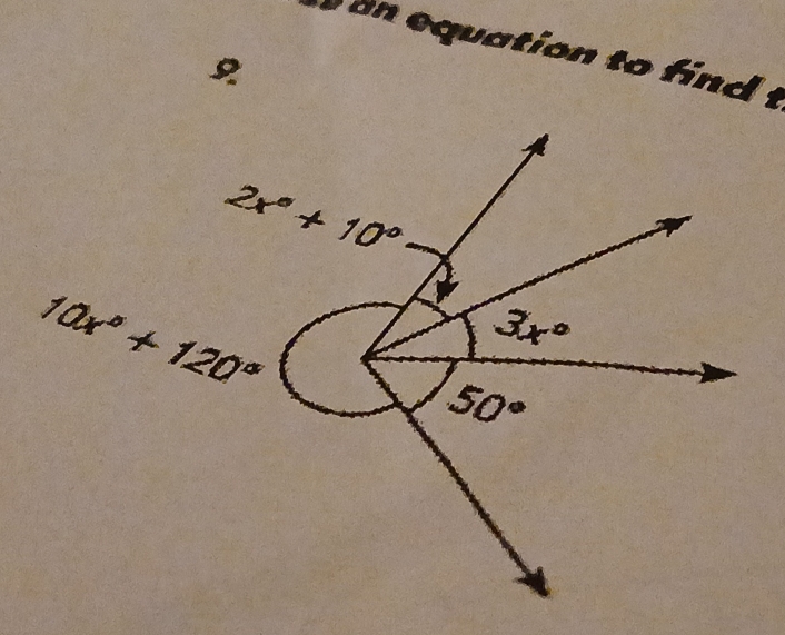 an equation to find  t