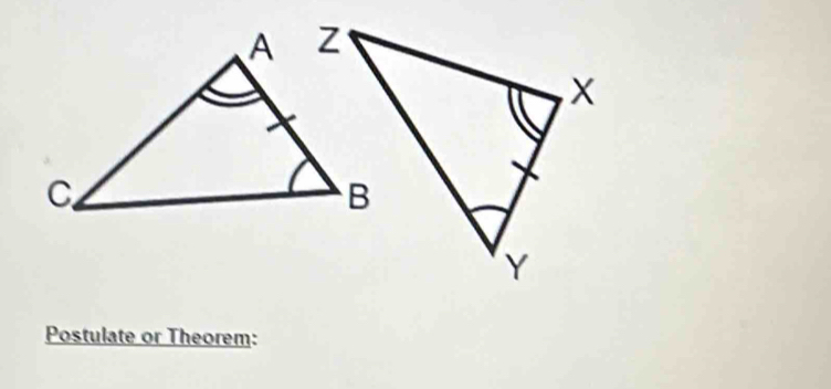 Postulate or Theorem: