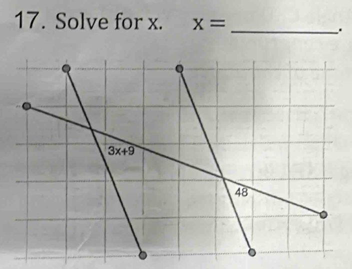 Solve for x. x=
_.