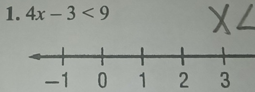 4x-3<9</tex>
0 1 2 3