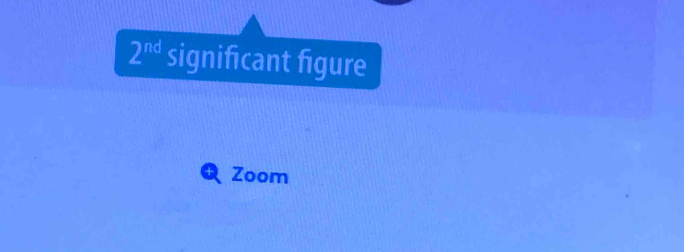 2^(nd) significant figure 
Zoom