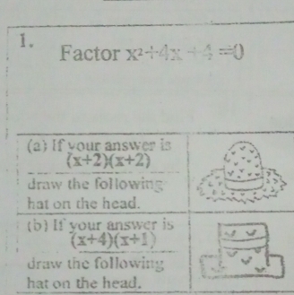 Factor X^2+4X+4 overline 