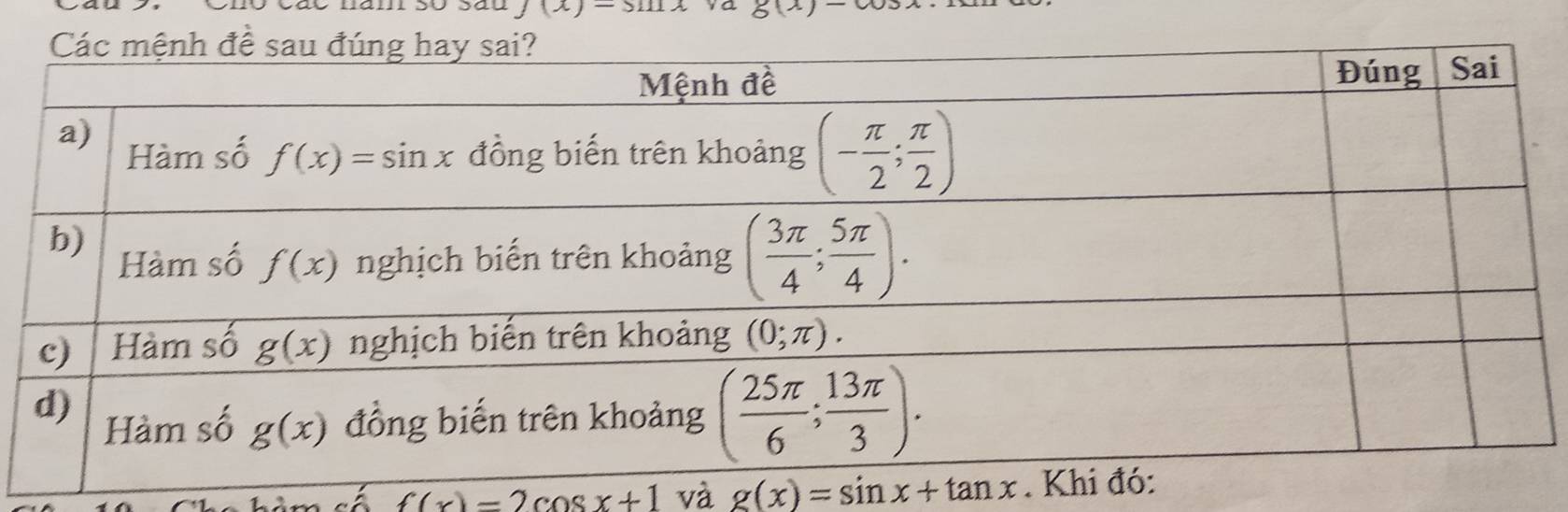 (x)-sin x g(x)-
f(x)-2cos x+1 và g(x)=sin x+tan x